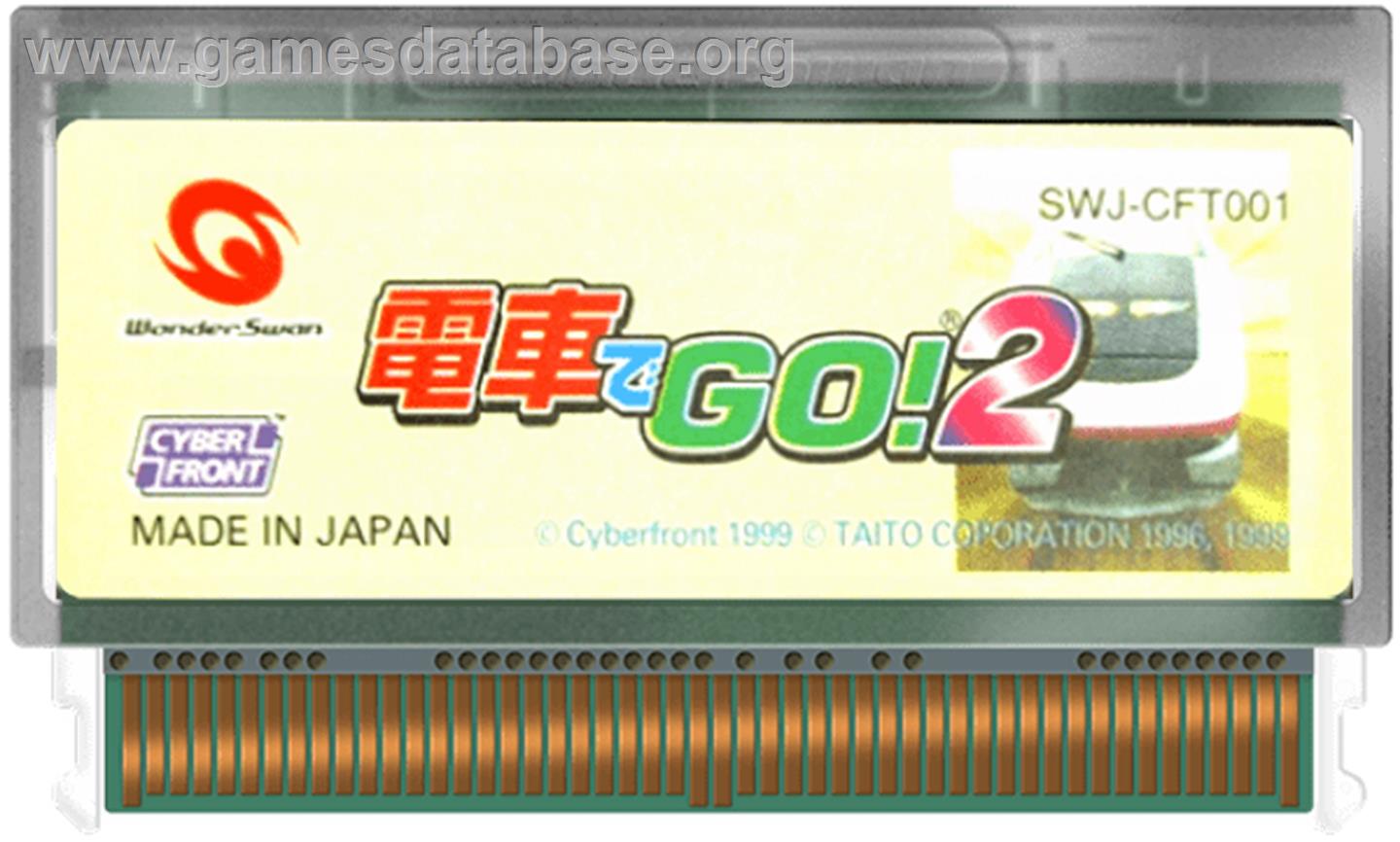 Densha De Go! 2 - Bandai WonderSwan - Artwork - Cartridge